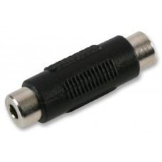 Stereo 3.5mm Jack Socket to 3.5mm Jack Socket Inline Coupler / Adaptor